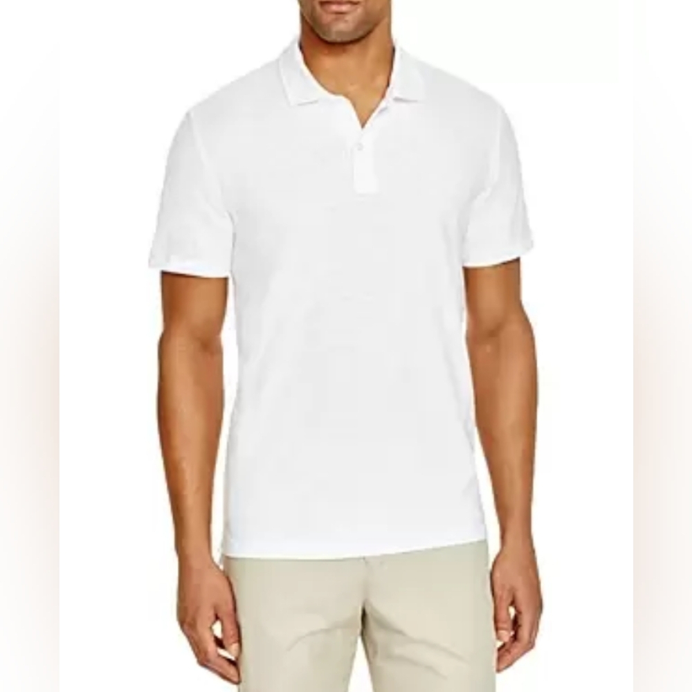 The Men's Store Bloomingdales Slub Jersey Enzyme Wash Classic Fit polo 100